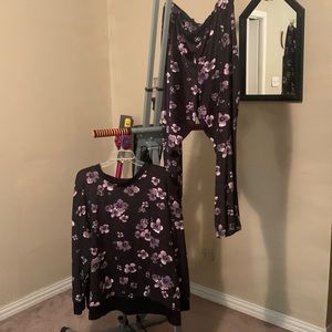 Vera Wang velour pajama set plus size